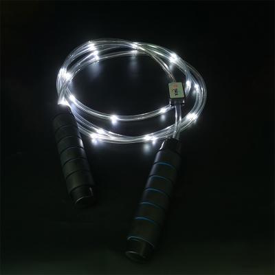 China Fashion Sponge Sports Custom Jump Rope Jumping Rope USB Rechargeable Luminous Jump Rope for sale