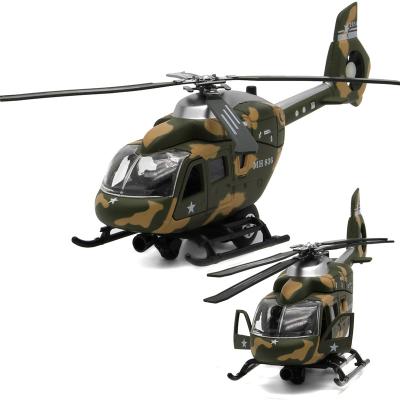 China Diecast Toy New Arrive Gift For Children Kids Play Helicopter Metal Model Kids Fighter Plane Toys for sale