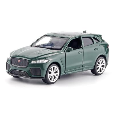 China Toy F-PACE Business SUV Alloy Diecast Metal Pull Back Model Car Metal Pull Back Toy Car Birthday Gift Christmas Gifts for sale