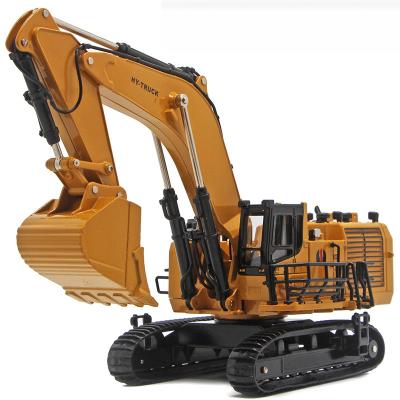 China Diecast Toy New Arrive Mining Truck Business Gift Die Cast Truck Model Engineering Toys For Kids Diecast Excavator for sale