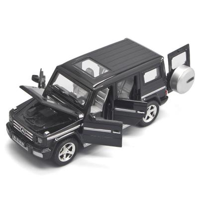 China Creative Accessories Diecast Collection Toy Hight Quality Car Diecast Pull Back Benz G500 Model Car for sale