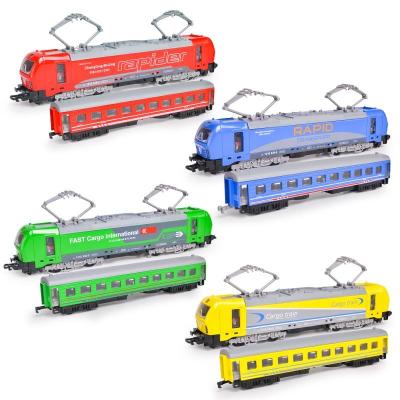 China Diecast Toy Toys For 4 Years Old Boys Gift For Kids Diecast Model Car 1:32 Pull Back Car Tram Train Hi for sale