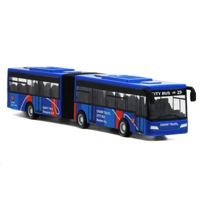 China Diecast Toy New Arrive Toy Bus Model Small Bus Toys Pull Back Custom Car Toy for sale