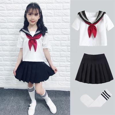 China Hot Sale School Shirts Designs Unisex Soft Back Primary School Uniform Children Set For Kindergarten Children Primary Aftermarket Support for sale