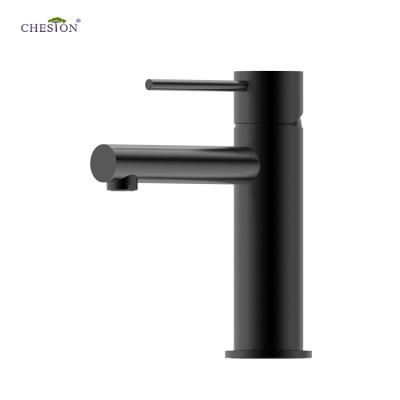 China Cheston CE watermark CUPC contemporary hot sales faucet basin taps sus304 black basin faucet for sale