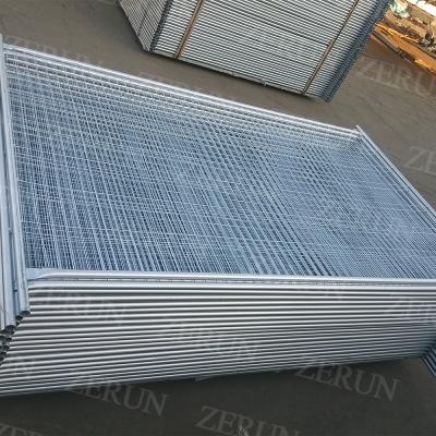 China ISO9001 Factory Directly Easily Assembled PVC Coated Galvanized Temporary Fence Panels Hot Sale for sale