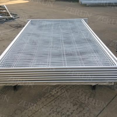 China High Security Easily Assembled Cheap PVC Coated Hot Dipped Galvanized Temporary Construction Fence for sale