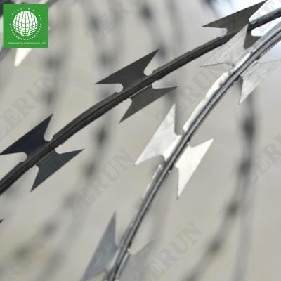 China Easily install hot dipped razor barbed wire price for sale constantina razor wire for sale