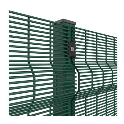 China Lowest price high quality easily assembled all design 358 clearvu anti climb barrier high security prison fence for sale