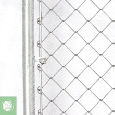 China Barrier Mesh China Factory Supply PVC Chain Link Fence Used Chain Link Barrier Gates for sale