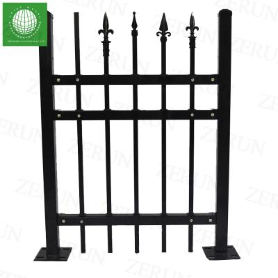 China Easily Assembled High Quality Galvanized Steel Picket Sliding Gate (20 Years Professional Factory) for sale