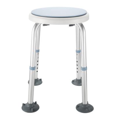 China Classic Comon Bath Shower Stool Lightweight Durable Function Adjustable Hospital Chair Tool For Elderly for sale