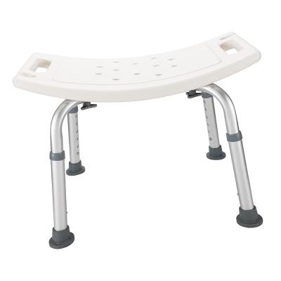 China Aluminum New High Quality Height Adjustable Hospital Bath Chair With Suction Leg for sale