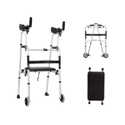 China New-pattern Aluminum Health Medical Aluminum Easy Foldable Walking Aids For Handicapped for sale