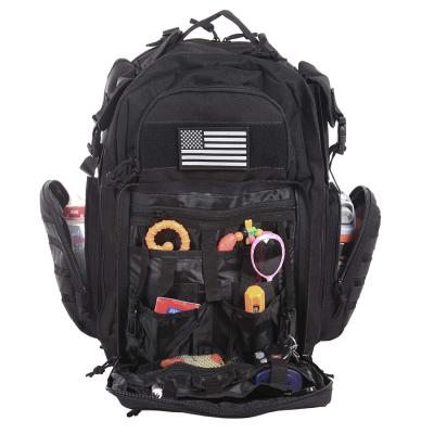 China High Quality Backpack Durable New Design Strap Diaper Bag With Bag Tactical Gear Dad Style Pad Changing Diaper Bag for sale