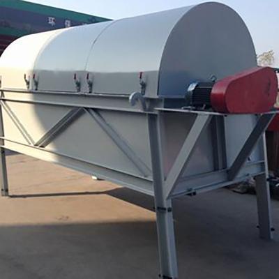 China 1.5KW Drum Type Vibrating Screener 5cm Screen Hole Rotary Screening Machine for sale