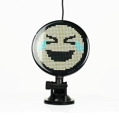 China Car led display car window display mood emoji auto vehicle led,app gif pictures car led car interactive display screen display screen for sale