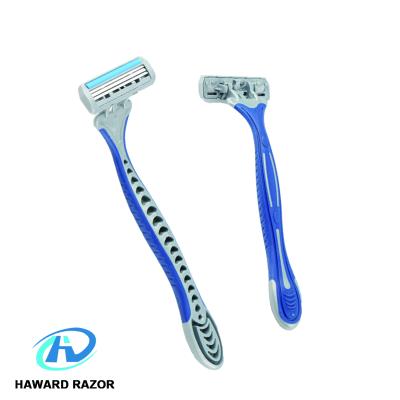 China D316L Disposable Non-Slip Rubber Handle Body Hair Shaving Machine for sale