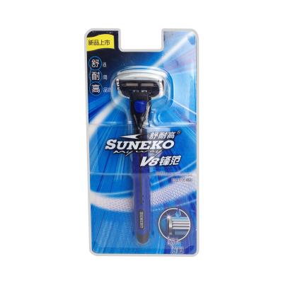 China D930L Mens Triple Blade System Razor With Replacement Blades for sale