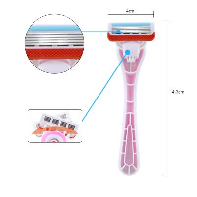 China 5 Blades D951L Amazon Skin Care Private Label Ladies Shaving Replacement 5 Blade Women's Razor for sale