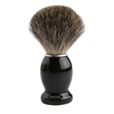 China Custom Packing Classic Wet Shaving Shaving Brush Handle Wooden Hair Badger Hair Shaving Brush For Gentleman for sale