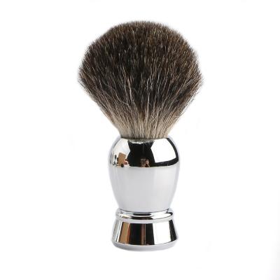 China Shaving Brush Wet Metal Handle Brush Beard Shaving Brush With Badger Hair for sale