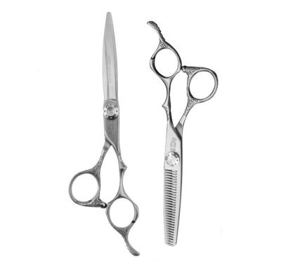 China Thinning and Cutting Scissors 6 Inch Stainless Steel Regular Scissors Japanese Scissors Cutting V-Shape 30 Teeth, Cutting and Thinning Scissors for sale