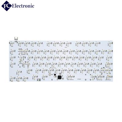 China Hot FR-4/CEM-1/CEM-3/Polyimild/PTFE/Rogers High Quality Custom Keyboard PCB Assembly Manufacturer Mechanical Keyboard Pcb Swap Gaming Keyboard PCB for sale