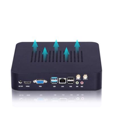 China Hot Selling Mini Pc I3 I5 J1900 Fanless Desktop Education Business Educational Desktop Mini PC Computer for sale