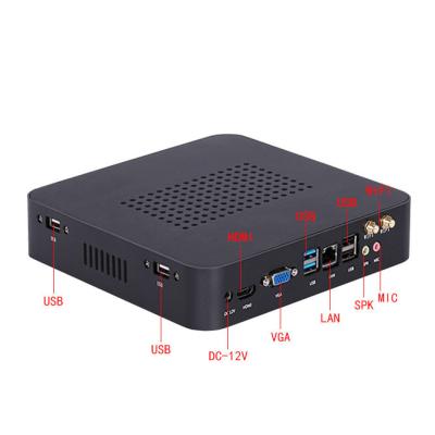 China Good Quality Educational Wake on Dual Lan Mini Industrial Computer Pc Multi Fanless for sale