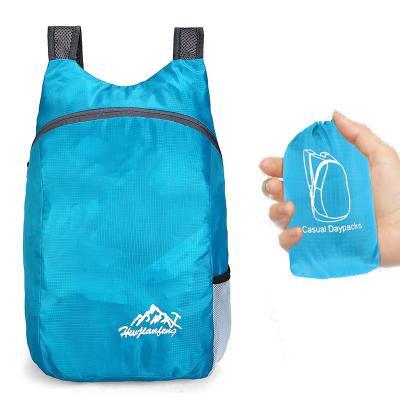 China Ultralight/Folding/Folding Water Resistant Items Custom Water Resistant Cheap Bag Promotional Gift Backpack With Logo Print for sale