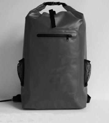 China Custom waterproof logo rolltop dry bag PVC waterproof sports backpack with comfortable strap for sale