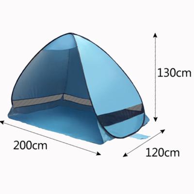 China Easy installation/large space/UV isolation/waterproof/breathable UV50 automatic outdoor beach tent family for sale