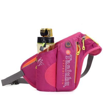 China Water Proof Waist Bag Cross - Body Bag With Water Bottle Holder For Outdoor Sports for sale