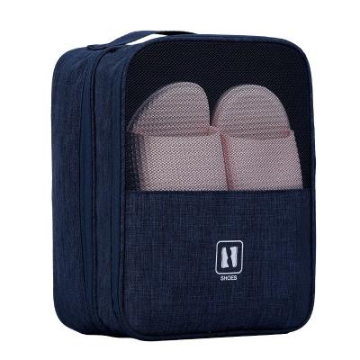 China Water Resistant / Three Layer Waterproof Portable Shoe Box Storage Bag Travel Shoe Bag for sale