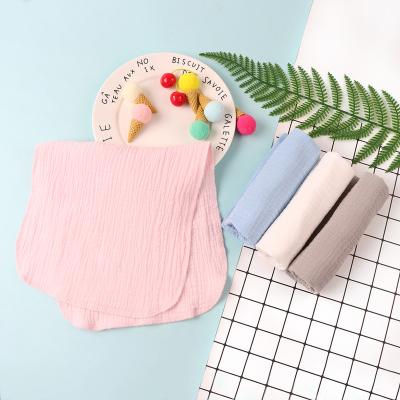 China Sustainable Sublimation Cotton Muslin Organic Nursing Towel Newborn Baby Burp Cloth for sale