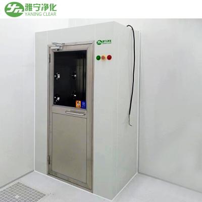 China YANING Air Shower Room H13 HEPA Filter Stainless Steel Clean Room Air Shower for sale