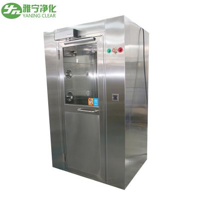 China GMP Standard Stainless Steel Air Shower  H13 HEPA Filter Dust Removal Air Shower for sale