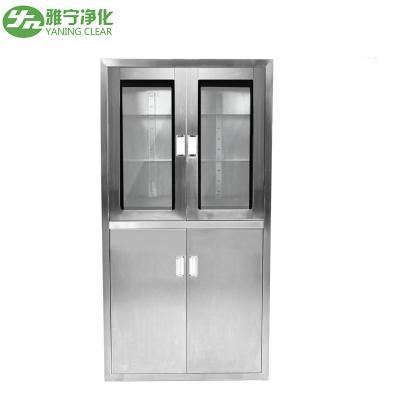 China Gabinete médico de acero inoxidable de encargo, botiquín de la puerta de cristal de desplazamiento en venta