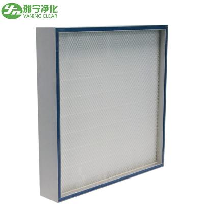 China 24'X24'X12' HEPA Air Purifier Filter , High Temp HEPA Filter With Top Tank Seal for sale