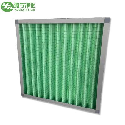 China Filtros de ar HVAC acutados Merv 8 11 13 G4 Pré-filtro Quadro de alumínio à venda