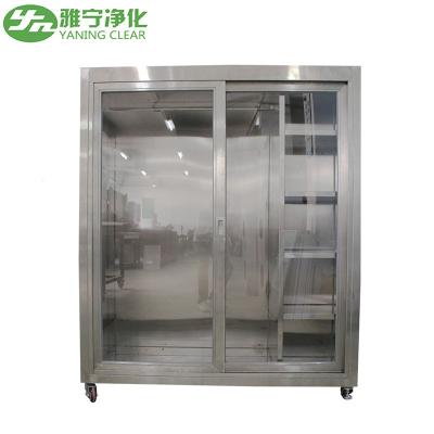 Chine Chemise à faible bruit Stocker Cabinet d'écoulement laminaire de SUS du Cabinet 304 de vêtement de pièce propre à vendre