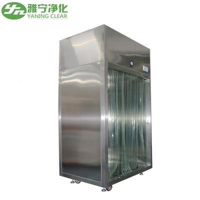 China Laminar Flow Clean Room Garment Cabinet Wardrobe 304 Stainless Steel Low Noise for sale