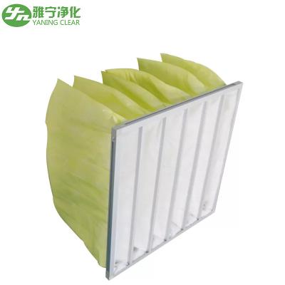 China Yellow F8 Hepa Filter / Bag Filter for sale