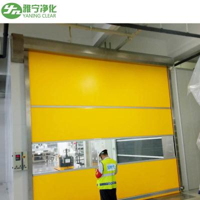 China Intelligente Cleanroom-Luft-Dusche/Fracht-Luft-Dusche mit PVC-Vorhang-Rollen-schneller Fensterladen-Tür zu verkaufen