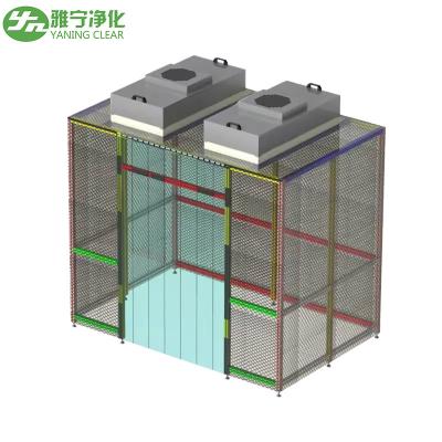 China La inhalación Hepa de FFU filtra el polvo libre limpio de la cabina ISO7 del sitio en venta