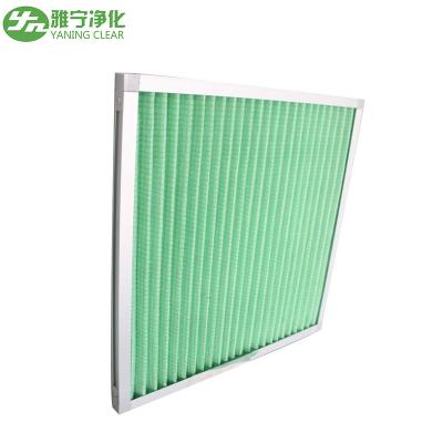 China Anti - Static Primary Pocket Air Filter With Metal Mesh Covered 520*520*21mm for sale