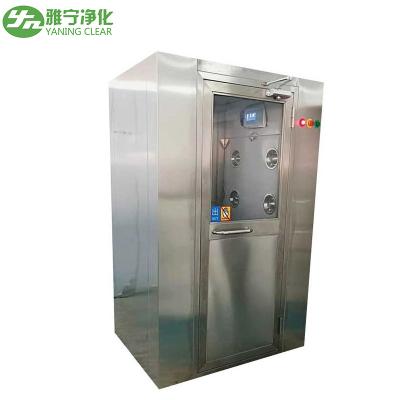 China Double Blower Air Shower Cleaning Air Filters Airlock Room 304 Stainless Steel for sale