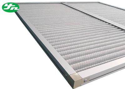 China El alambre de aluminio Mesh Industrial Air Filters, el panel del polvo plisó la HVAC del medios filtro en venta