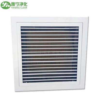 China Aluminum Alloy Air Filter Grille Air Duct Diffuser With Nylon Mesh Primary Filter for sale